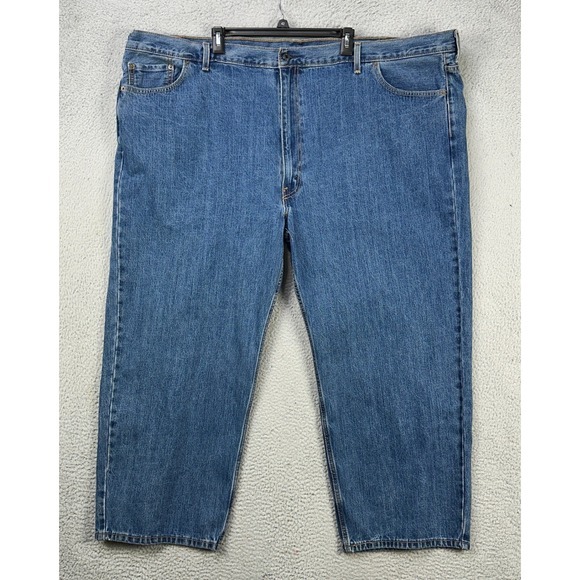 Levis 511 Mens Straight Jeans 52X29 Big Tall Blue Red Tab Denim 100% Cotton NEW